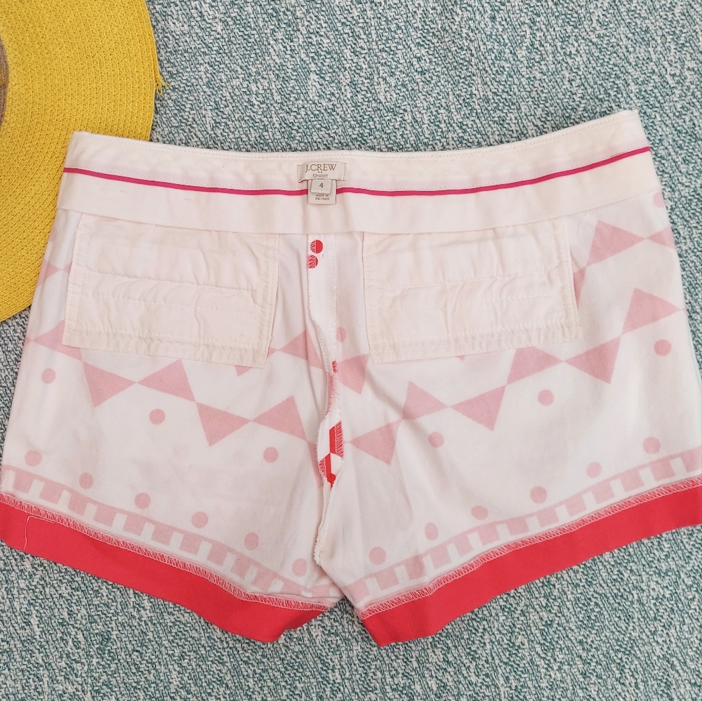 J. Crew Geo Print Shorts, sz 4 - Picture 8 of 9